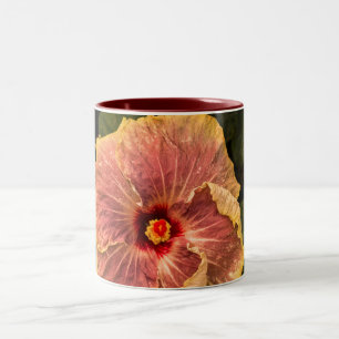 Hawaiian Lilac Hibiscus från Kauai Två-Tonad Mugg
