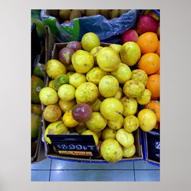 Hawaiian Lilikoi for Sale Poster (Framsidan)