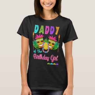 Hawaiian Luau Födelsedagsfest Matching Tiki Outfit T Shirt