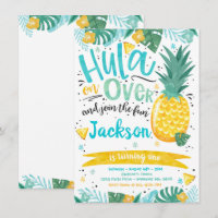 Hawaiian Luau Födelsedagsfest Pineapple Luau Bassä