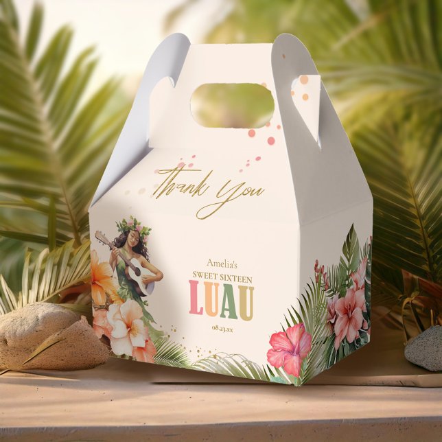 Hawaiian Luau Sweet 16 Tack ID1092 Presentaskar (Skapare uppladdad)