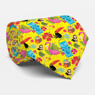 Hawaiian Luau Tiki Tie Slips