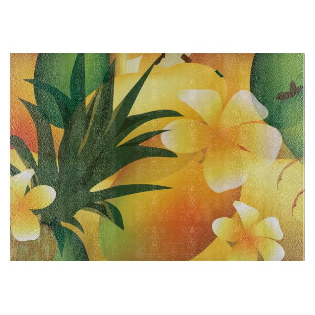 Hawaiian Luau Tropical Food Ccut Board (Framsidan)