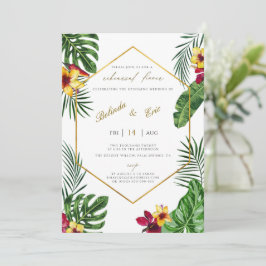 Hawaiian Luau Tropical Rehearsal Dinner Inbjudningar
