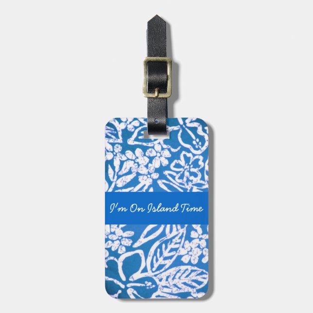 Hawaiian Luggage Tag Bagagebricka (Vertikal Framsida)