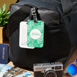 Hawaiian Luggage Tag Bagagebricka