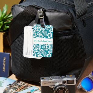 Hawaiian Luggage Tag Bagagebricka