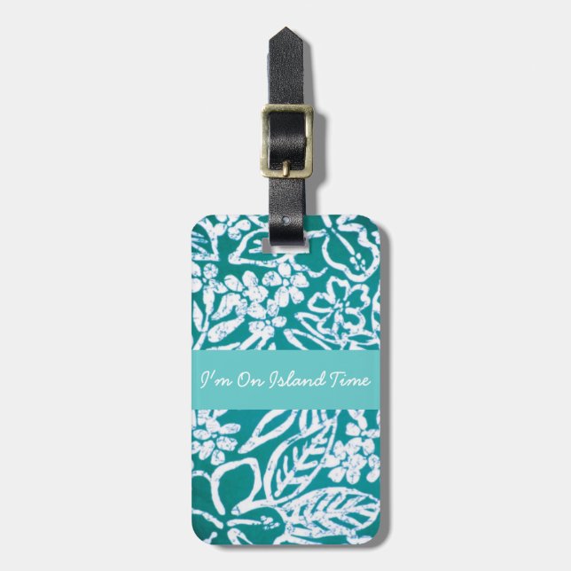 Hawaiian Luggage Tag Bagagebricka (Vertikal Framsida)
