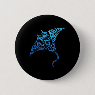 Hawaiian Manta Ray Tribal Polynesian Tatto Pacifi Knapp