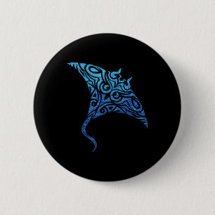 Hawaiian Manta Ray Tribal Polynesian Tatto Pacifi Knapp