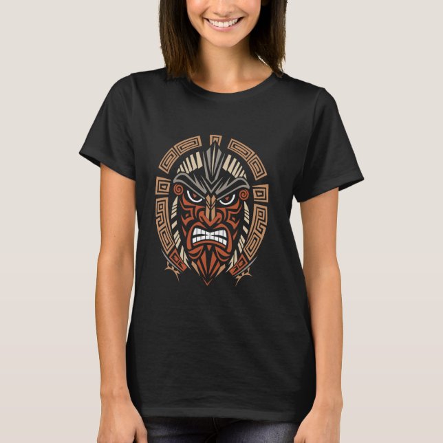 Hawaiian Maui Tattoo T Shirt (Framsida)