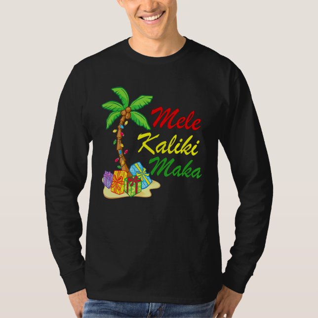 Hawaiian Mele Kalikimaka julmatchningsfamilj T Shirt (Framsida)