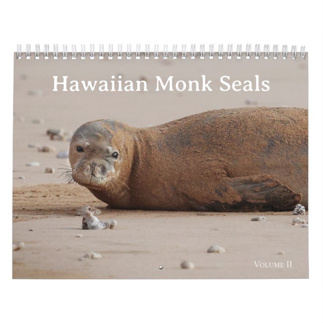 Hawaiian Munk Sälar Kalender (Omslag)