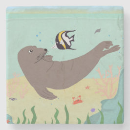 Hawaiian Munk Seal Stenunderlägg