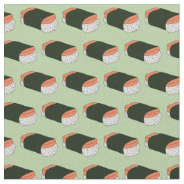 Hawaiian Musubi Sushi Food Mönster Tyg
