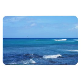 Hawaiian Ocean View Photo Magnet