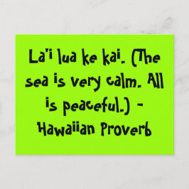 Hawaiian Ord Vykort