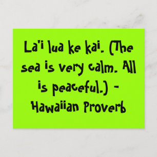 Hawaiian Ord Vykort