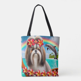 Hawaiian Outrigger Äventyr Canvas Tote Bag Tygkasse
