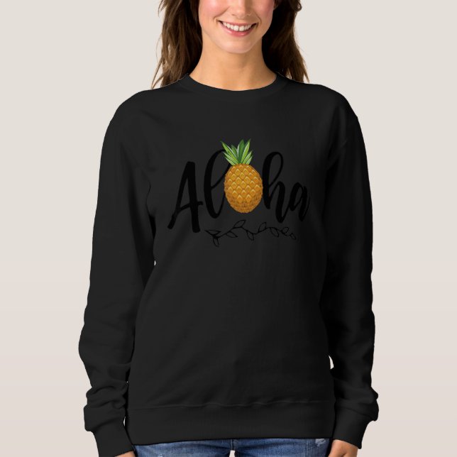 Hawaiian Pinapple Idea T Shirt (Framsida)