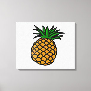 Hawaiian Pineapple Canvastryck