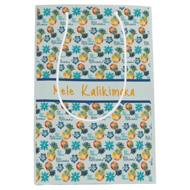 Hawaiian Pineapple och Hibiscus Mele Kalikimaka 2 (Framsidan)