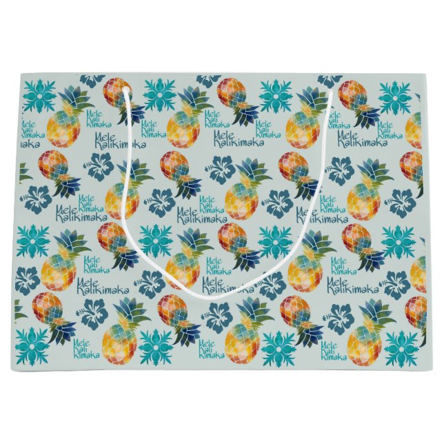Hawaiian Pineapple och Hibiscus Mele Kalikimaka 2 (Framsidan)