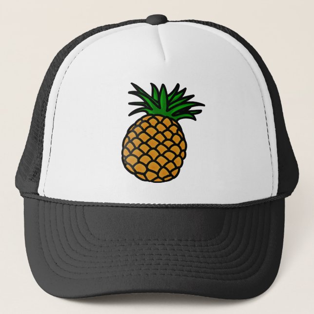 Hawaiian Pineapple Truckerkeps (Framsida)