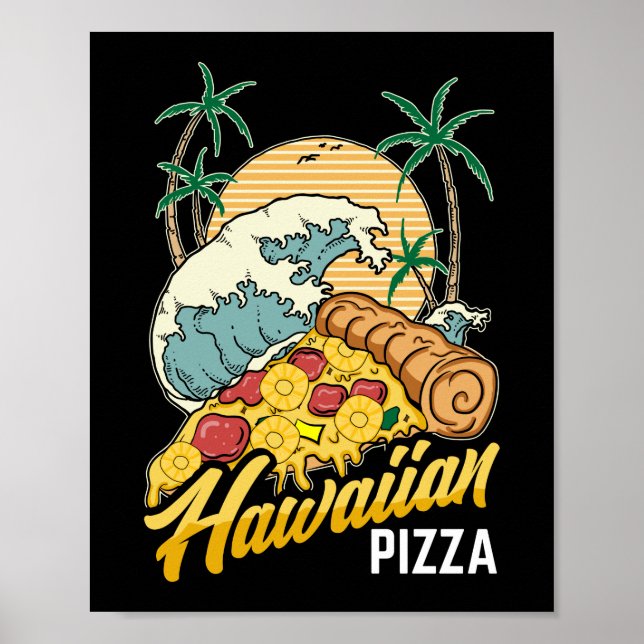 Hawaiian Pizza Poster (Framsidan)