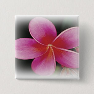 Hawaiian Plumeria Button Knapp