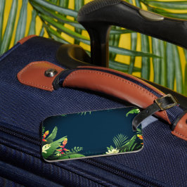 Hawaiian Print Bagagebricka