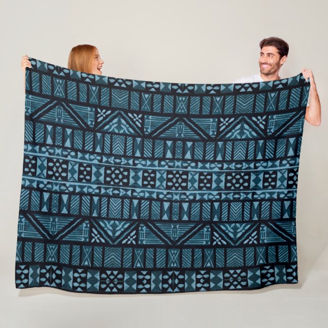 Hawaiian Print Fleecefilt (På plats)