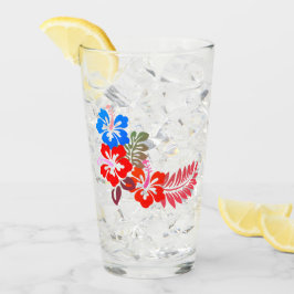 Hawaiian Print Glaskopp