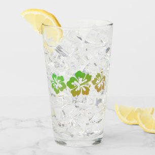 Hawaiian Print Glaskopp