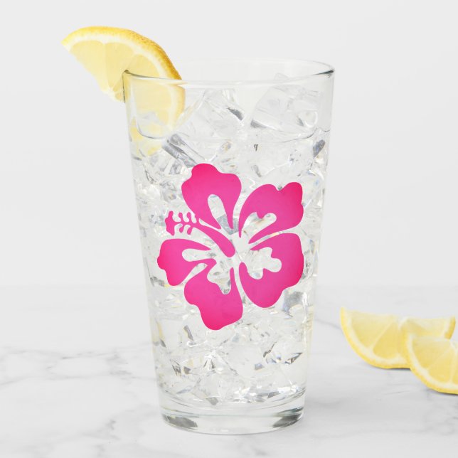 Hawaiian Print Glaskopp (Framsida Ice)