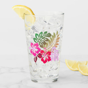 Hawaiian Print Glaskopp