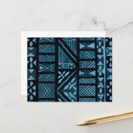 Hawaiian Print Helg Vykort