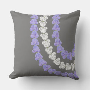 Hawaiian Print krona lei Kudde