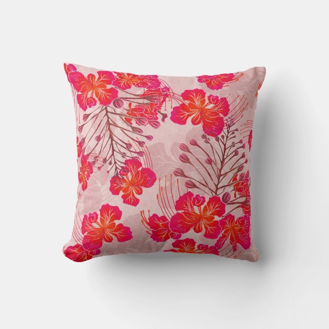 Hawaiian print Ohai Alii v2 mönster Kudde (Framsida)