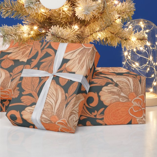 Hawaiian print Ohai Alii v2 mönster Wrapping Pappe Presentpapper (Helgdagar)