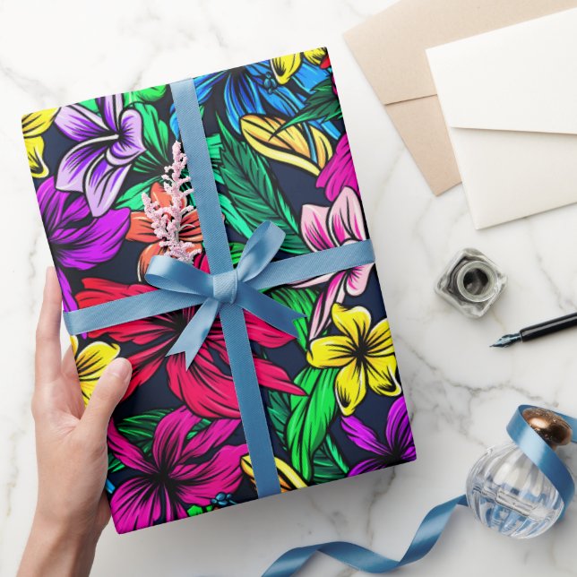 Hawaiian Print Presentpapper (Gifting)