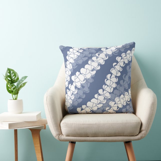 Hawaiian Print Puakenikeni lei Kudde (Stol)