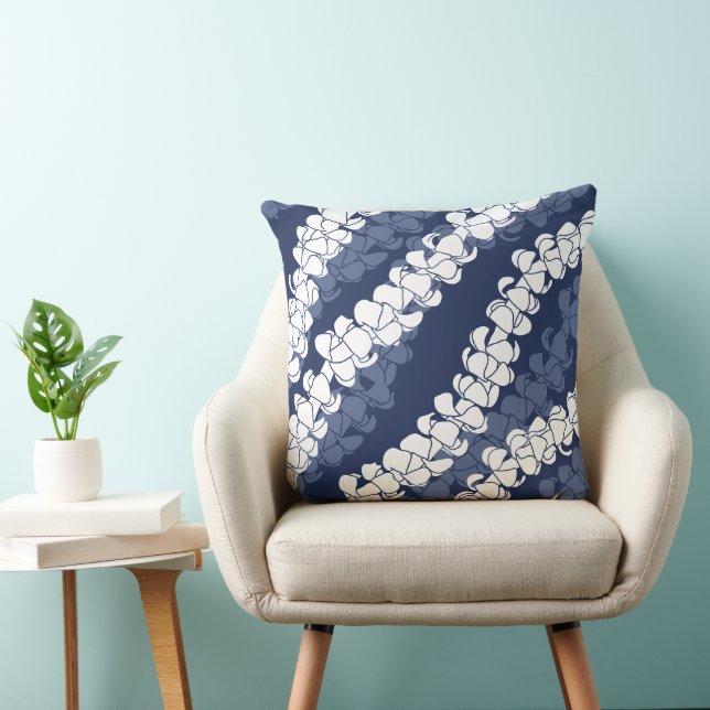 Hawaiian Print Puakenikeni lei Kudde (Stol)