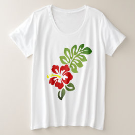 Hawaiian Print T Shirt