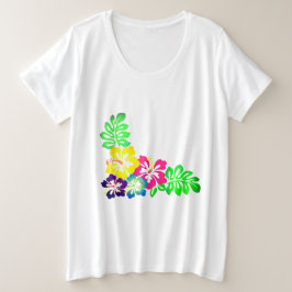 Hawaiian Print T Shirt