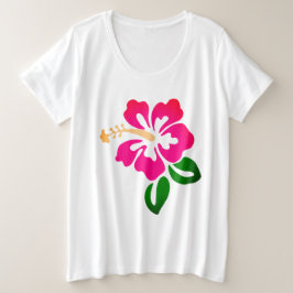 Hawaiian Print T Shirt