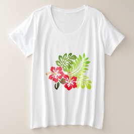 Hawaiian Print T Shirt