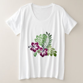 Hawaiian Print T Shirt