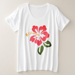 Hawaiian Print T Shirt