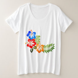 Hawaiian Print T Shirt